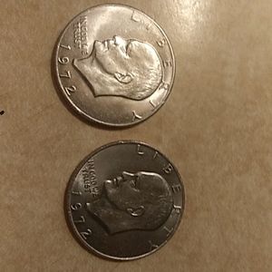 2 one dollar coins